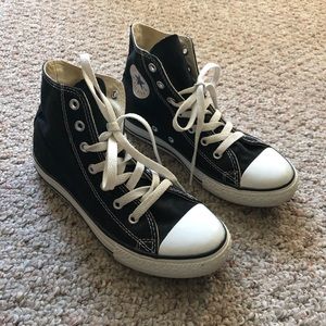 Black high top Converse